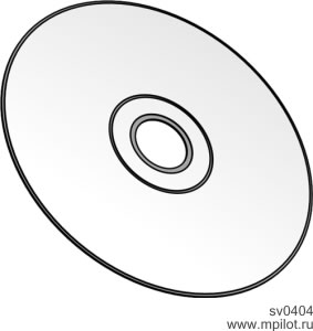 Визитка электронная вертикальная - CD. Каталог рекламной продукции